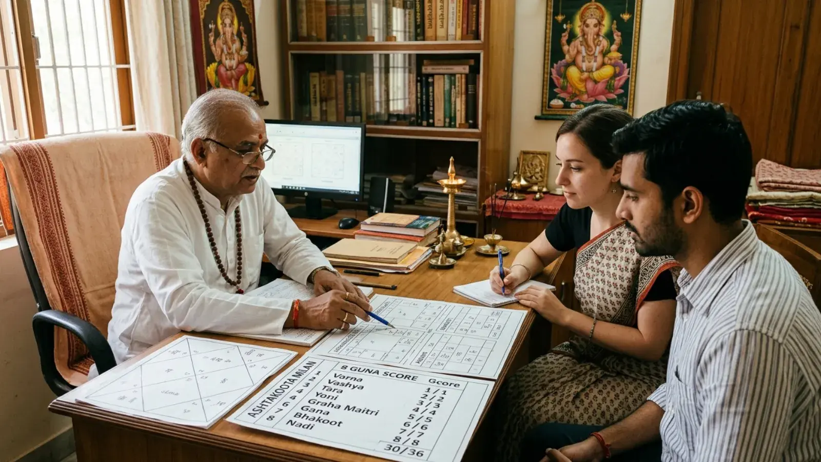 How Compatibility Is Measured in Vedic Astrology