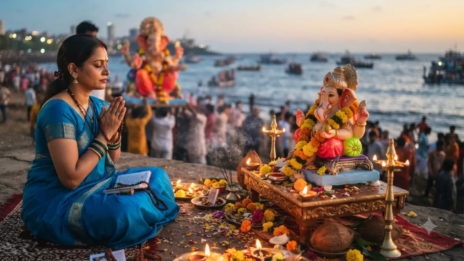 Third image ganpati visarjan